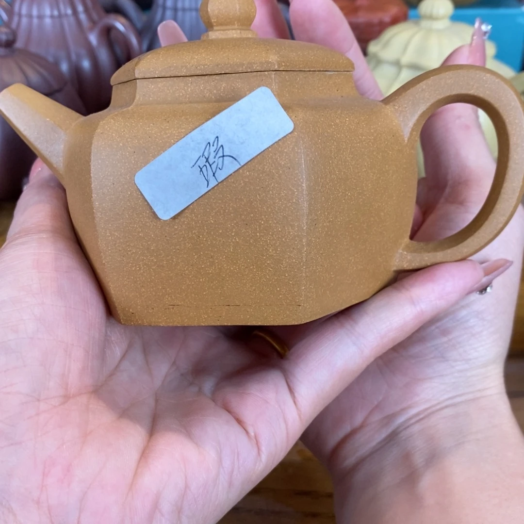 茶壶紫砂原矿泥料手工壶直播间