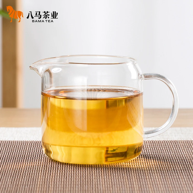 八马茶业茶具明慧茶海茶道品茶玻璃公道杯茶具简约分茶杯300ml