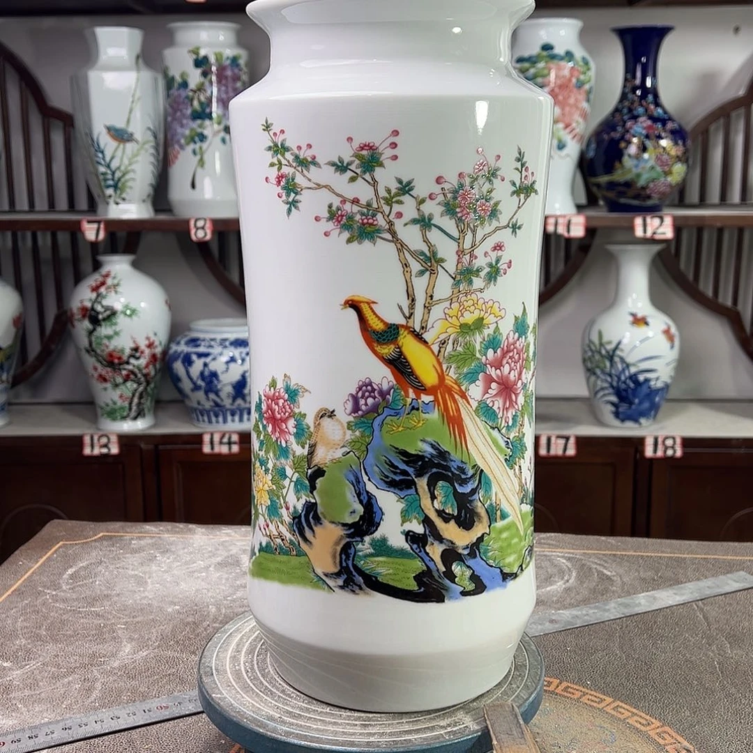 陶摆件景德镇陶瓷书富贵