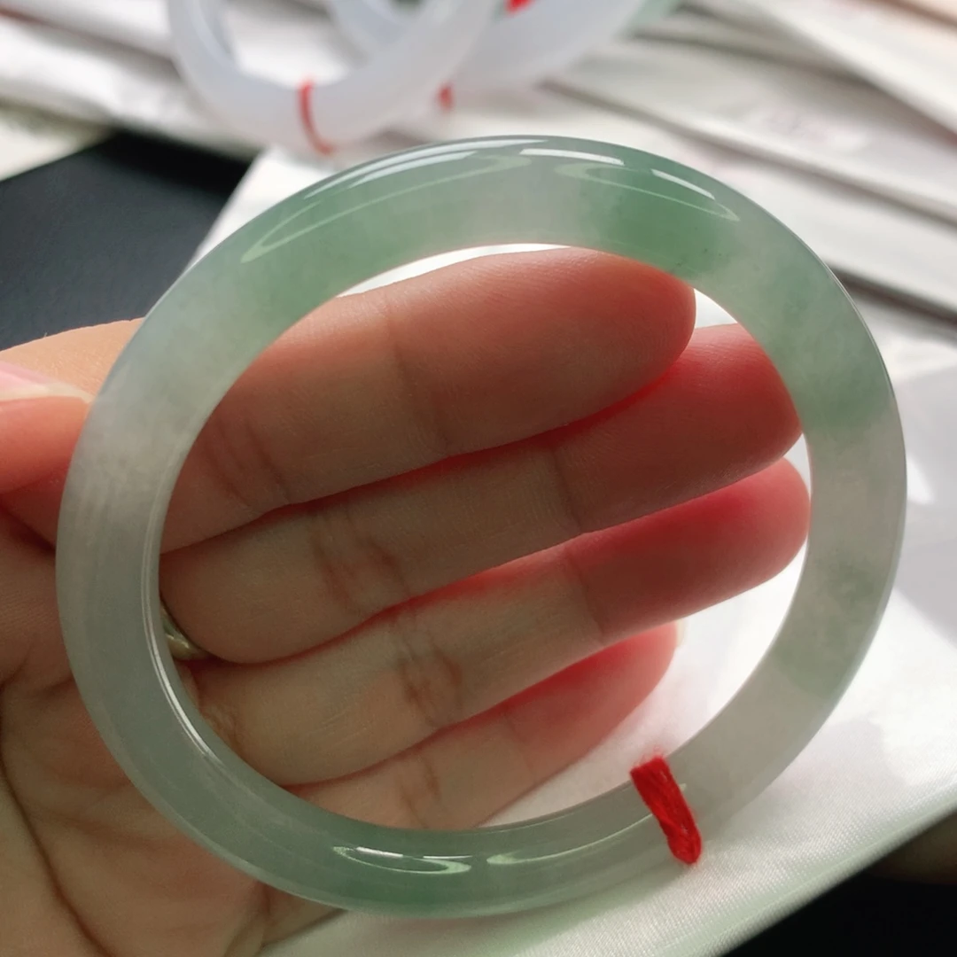 翡翠未镶嵌手镯缅甸56