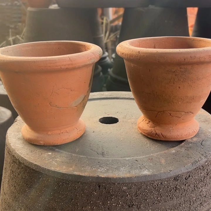 16×15 粗陶两个微瑕