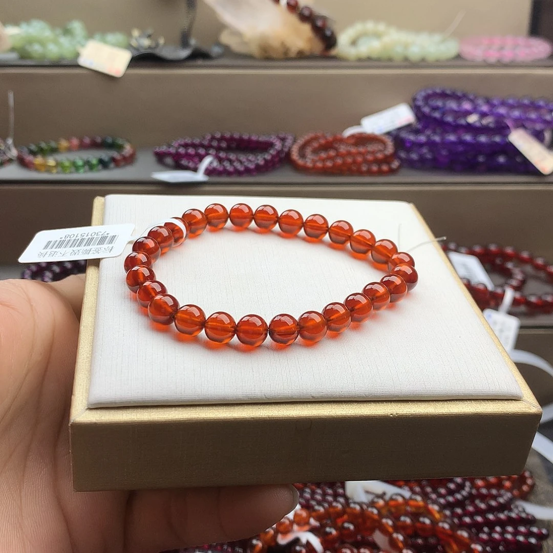 石榴石手串未镶嵌7