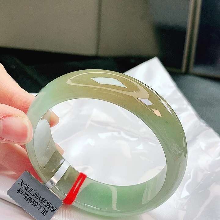 翡翠未镶嵌手镯缅甸天然a货翡翠手镯
