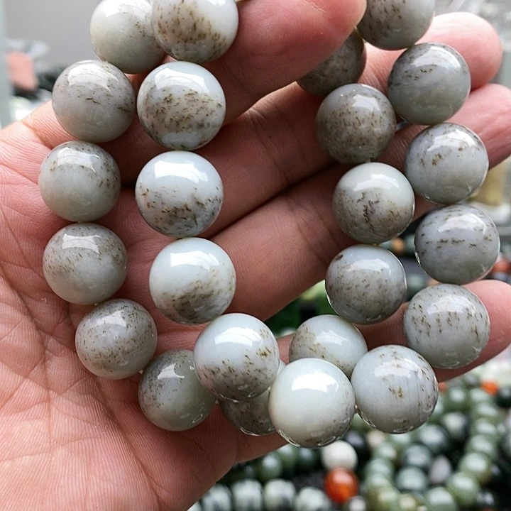 【闪购商品】手链未镶嵌和田玉16糖白拍一发一