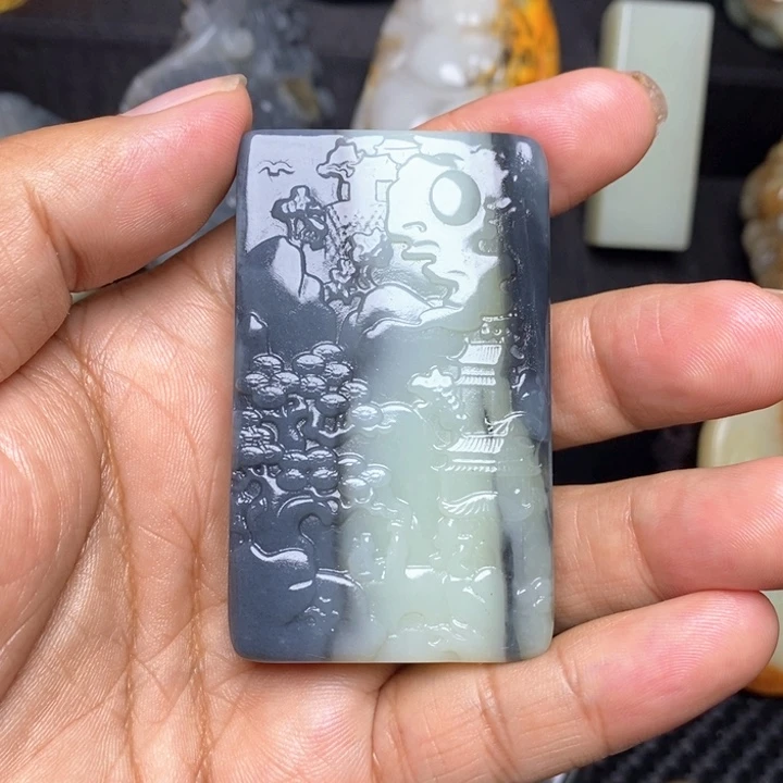 颈饰未镶嵌和田玉再**煌