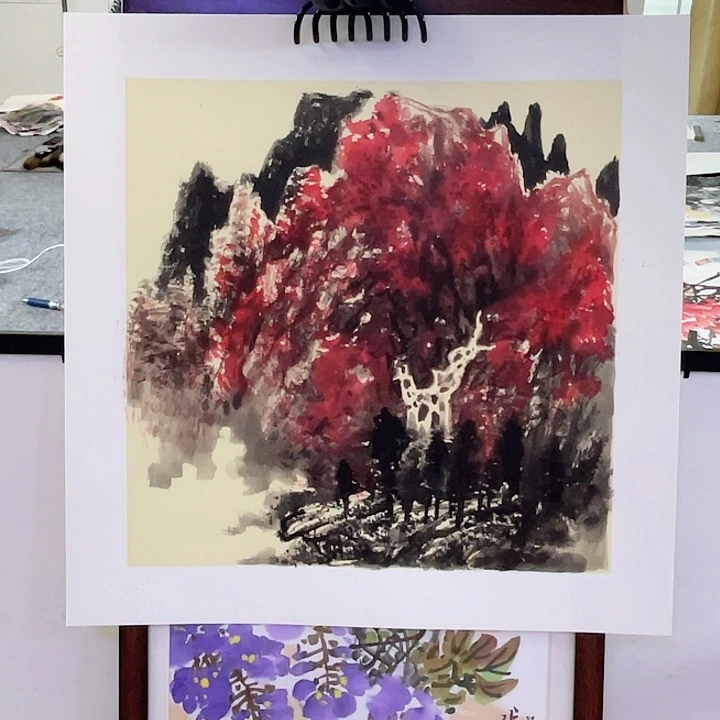 国画张圣敏先生纯手绘作品