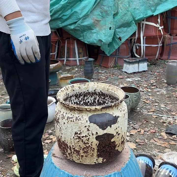 高度21厘米口21厘米瑕疵
