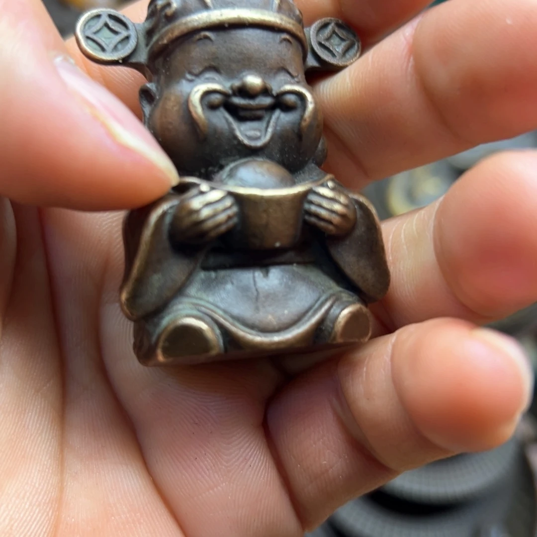 铜摆件欢迎欢迎你