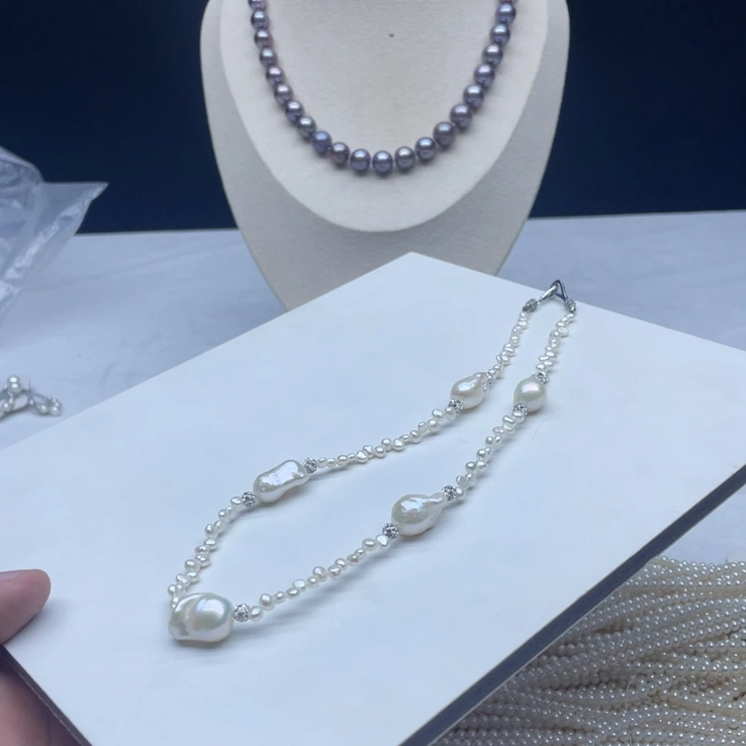 颈饰未镶嵌淡水珍珠