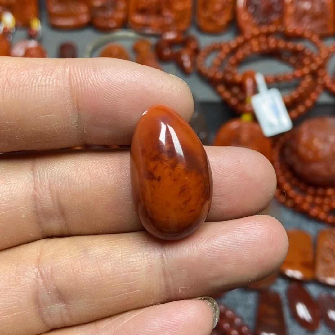 南红玛瑙吊坠(不含链)未镶嵌