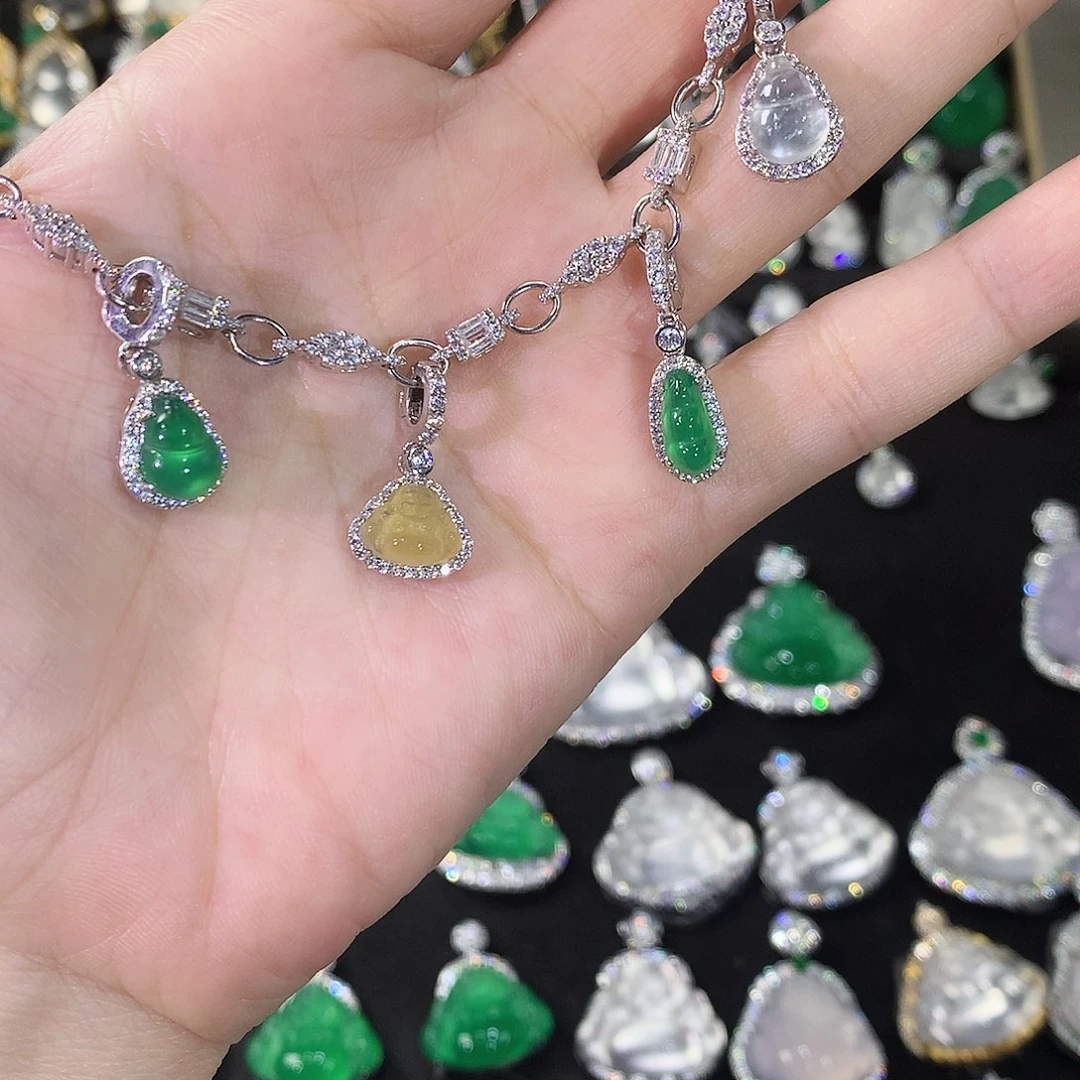 玛瑙/玉髓银S925镶嵌手链