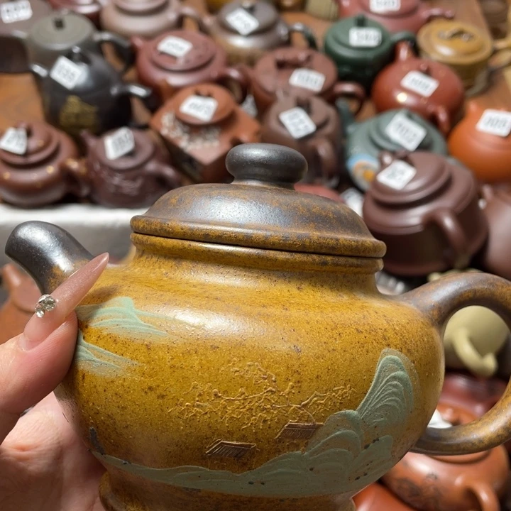 茶壶紫砂紫砂微瑕