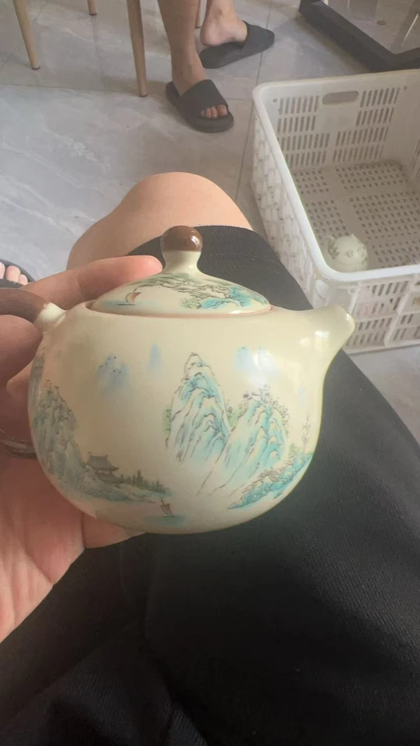 F1255汝窑青山西施壶