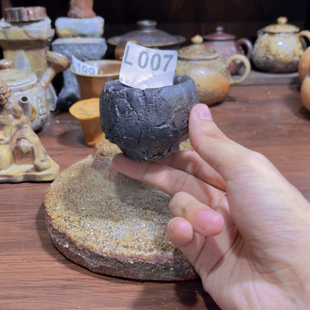 纯手工制作柴烧纯手工制作柴烧杯007