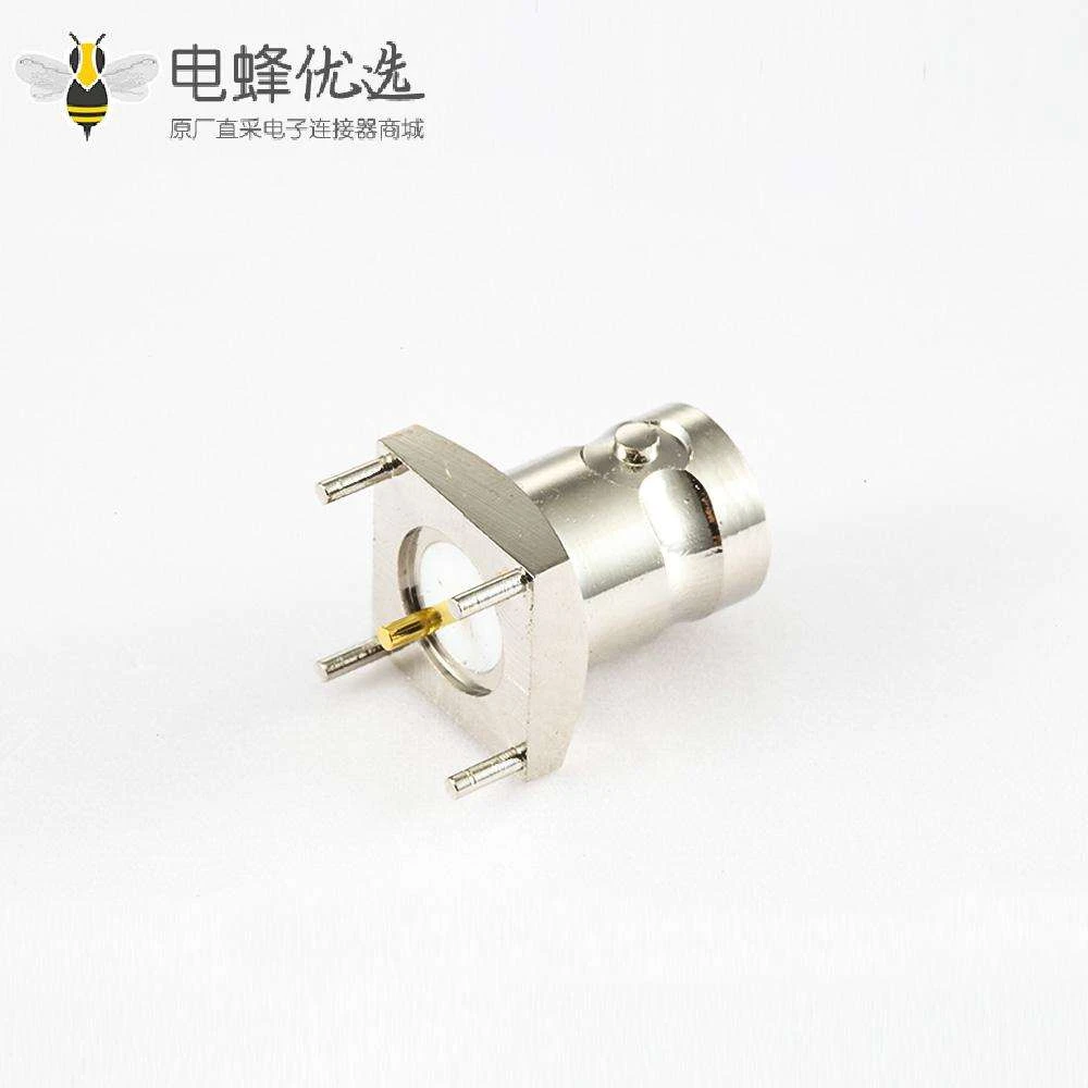 10 PCS BNC母头连接器用于PCB直插50ohm