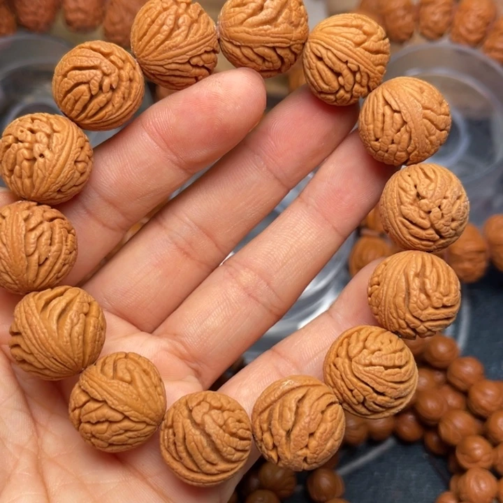 桃核手串龙纹桃核7