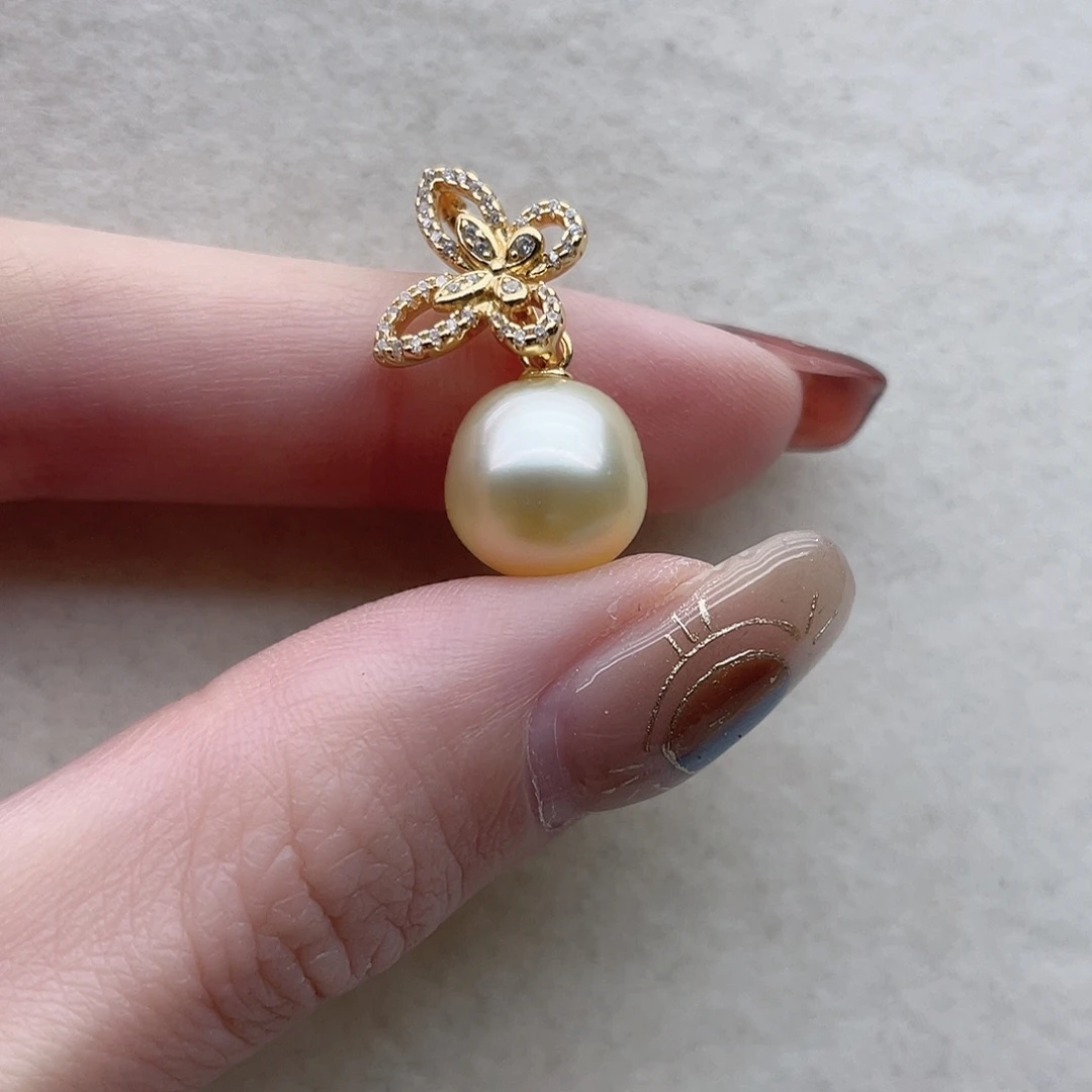 吊坠63海水珍珠银S925镶嵌