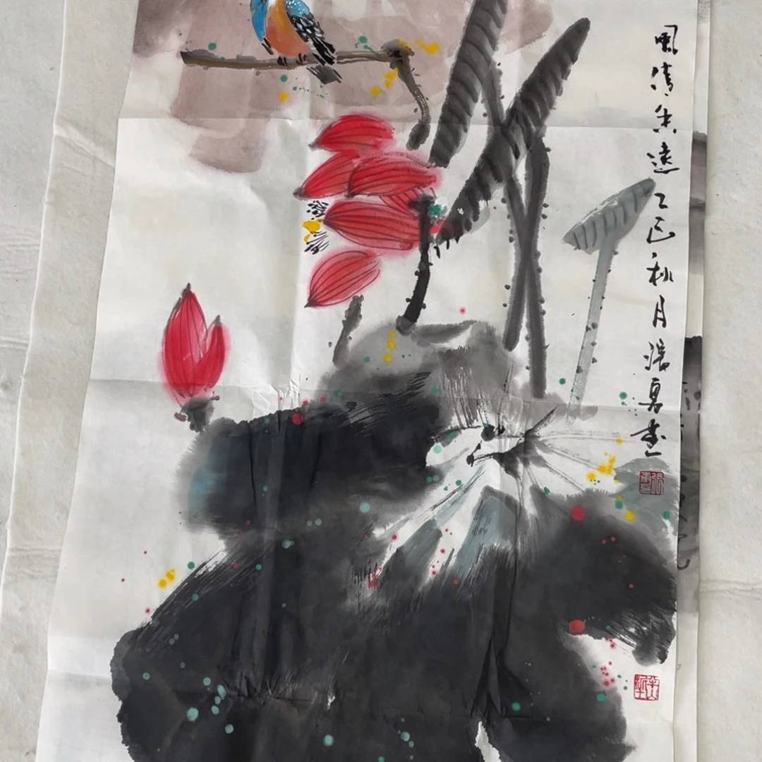 国画张勇老师绘画