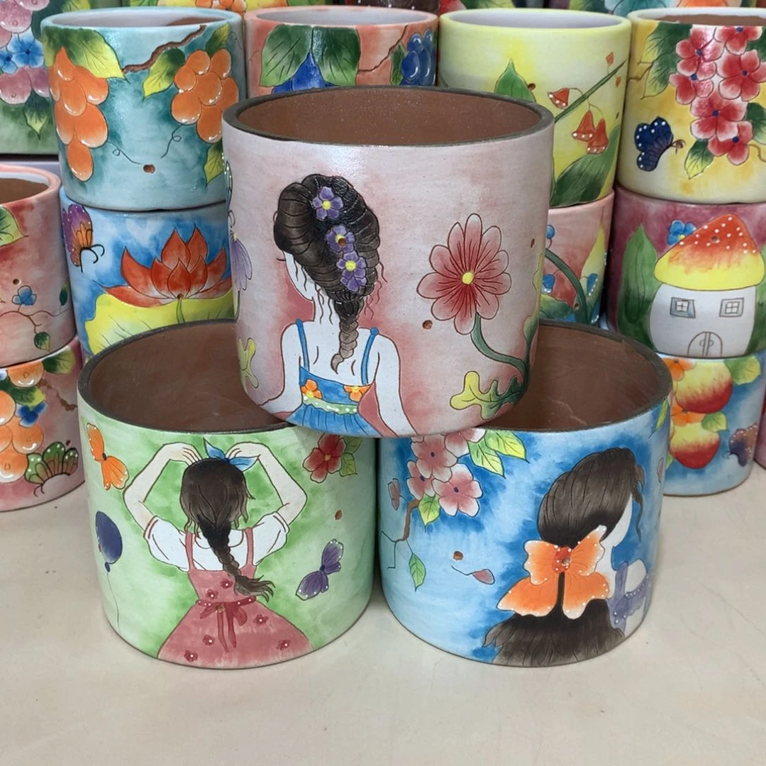 正品现货红陶花盆