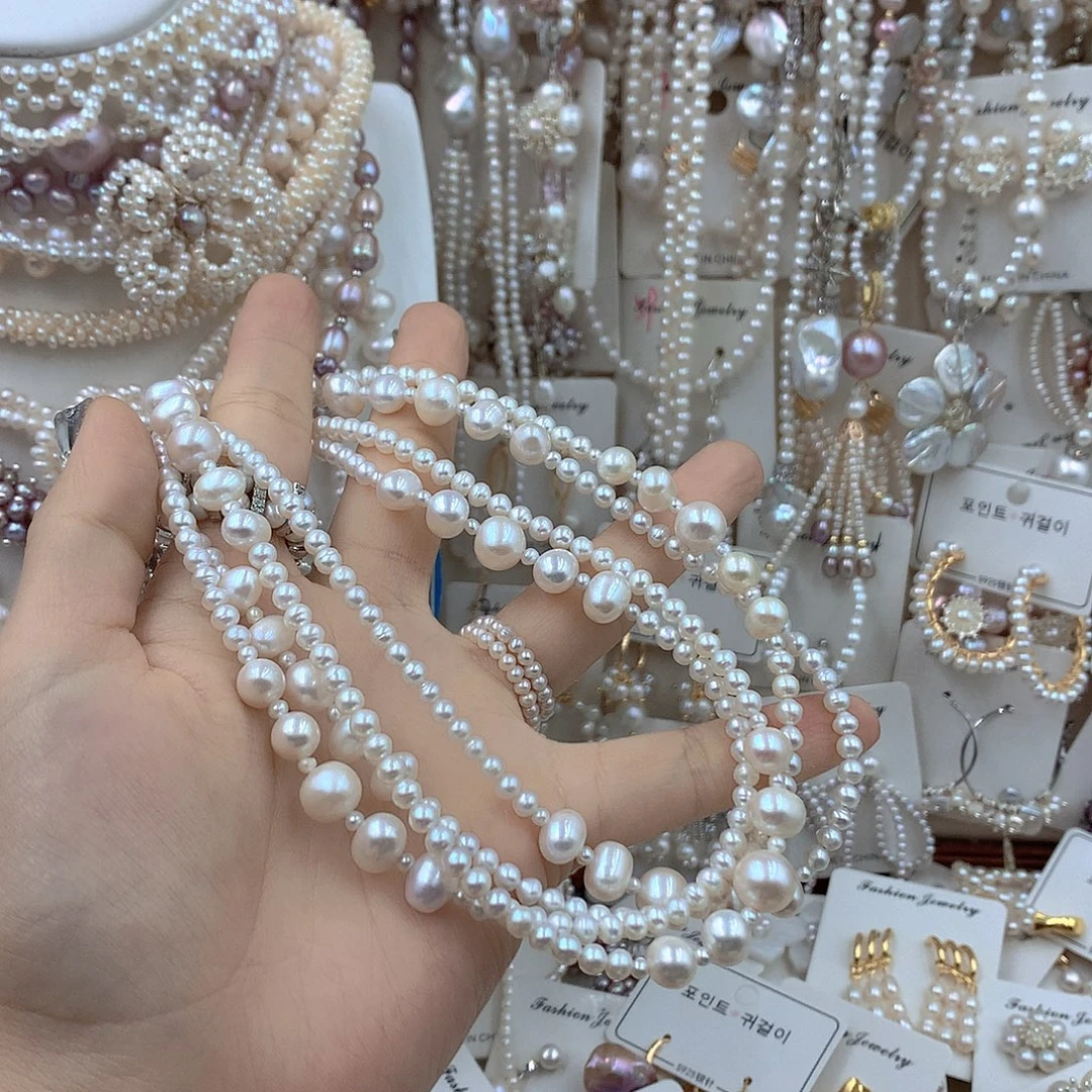 遗***忘银S925镶嵌耳饰淡水珍珠