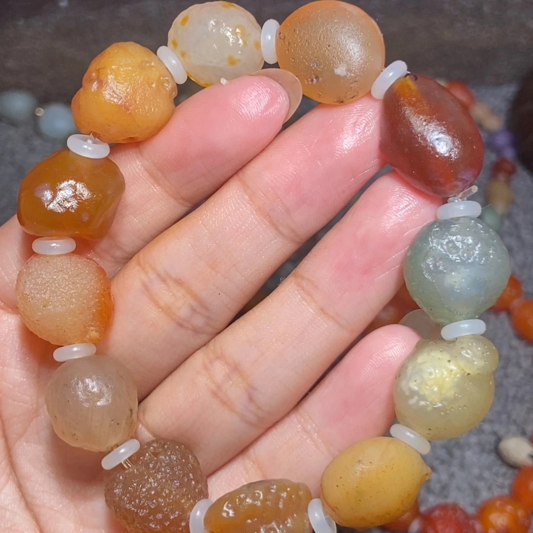 未镶嵌玛瑙/玉髓珠宝半成品