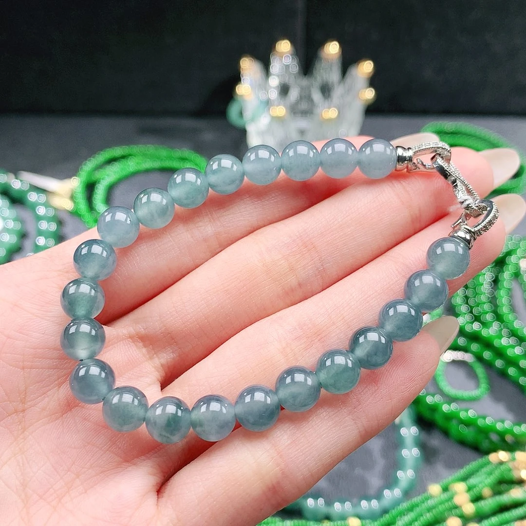 翡翠未镶嵌手链手链