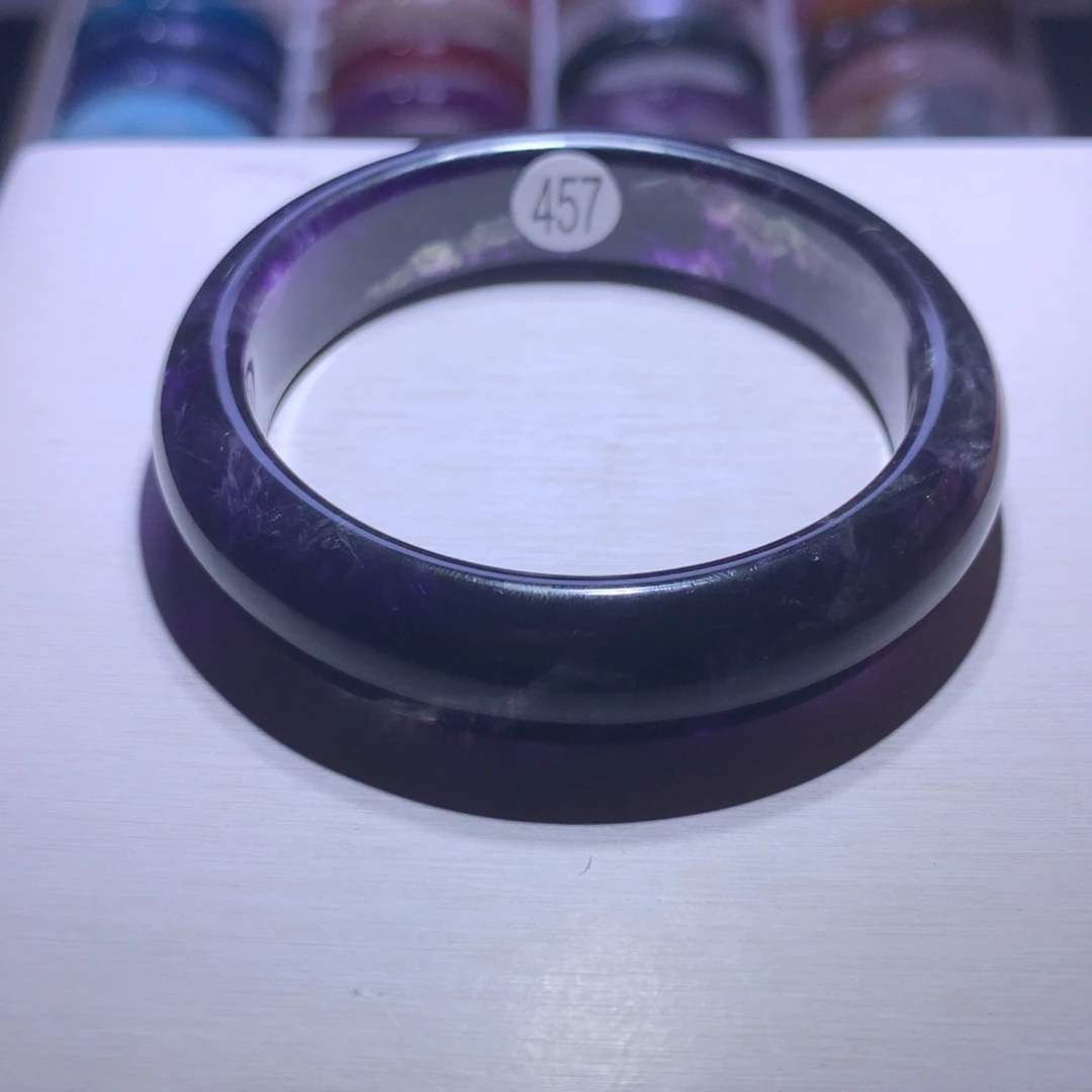 银S925镶嵌手镯水晶萤石53.4圈457