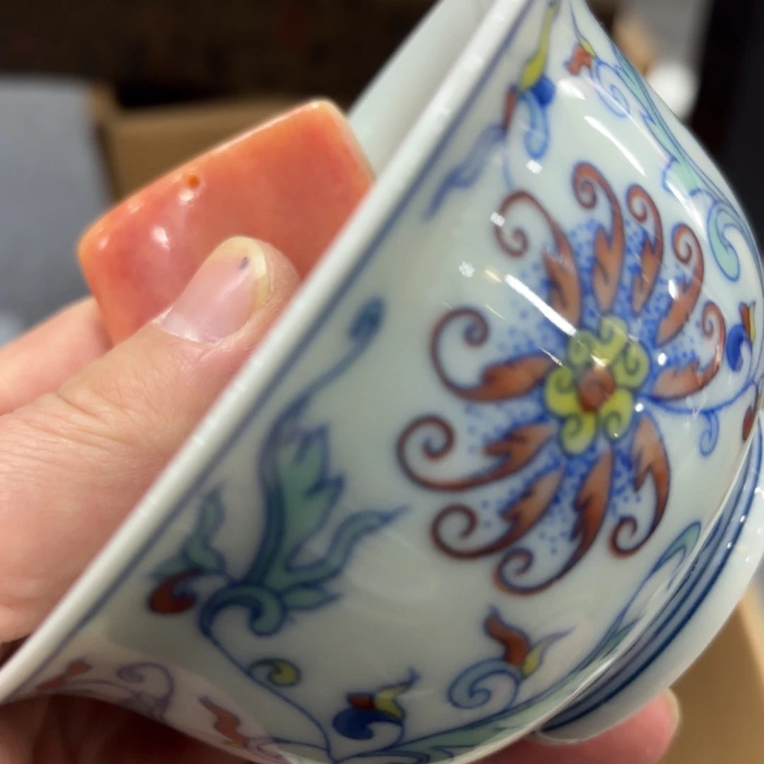 山***冯瓷片雕刻精美精致