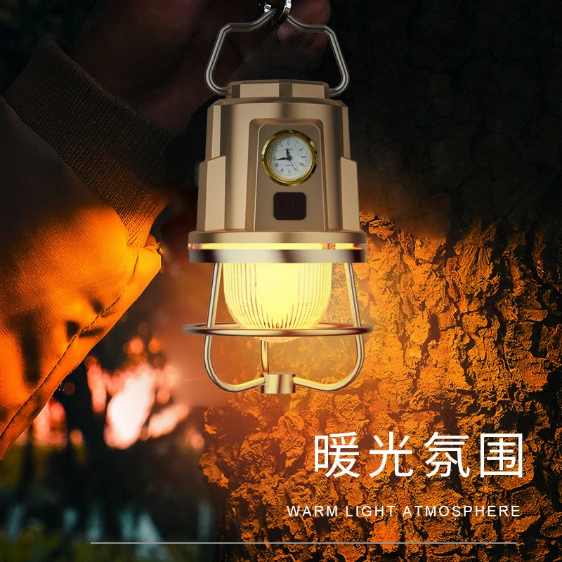 欧美灯塔露营灯野营灯多功能营地氛围灯帐篷灯户外应急手电筒照明
