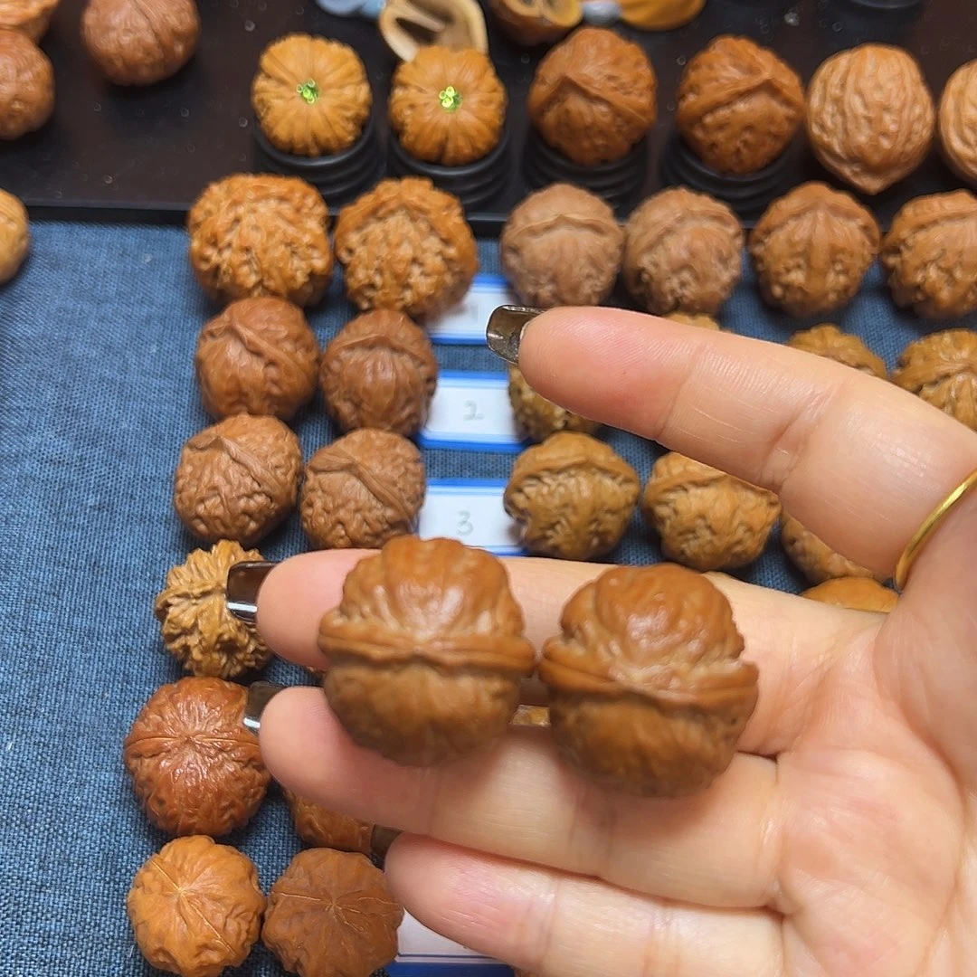 吊坠文玩核桃矮桩南瓜墩27尺全品无修