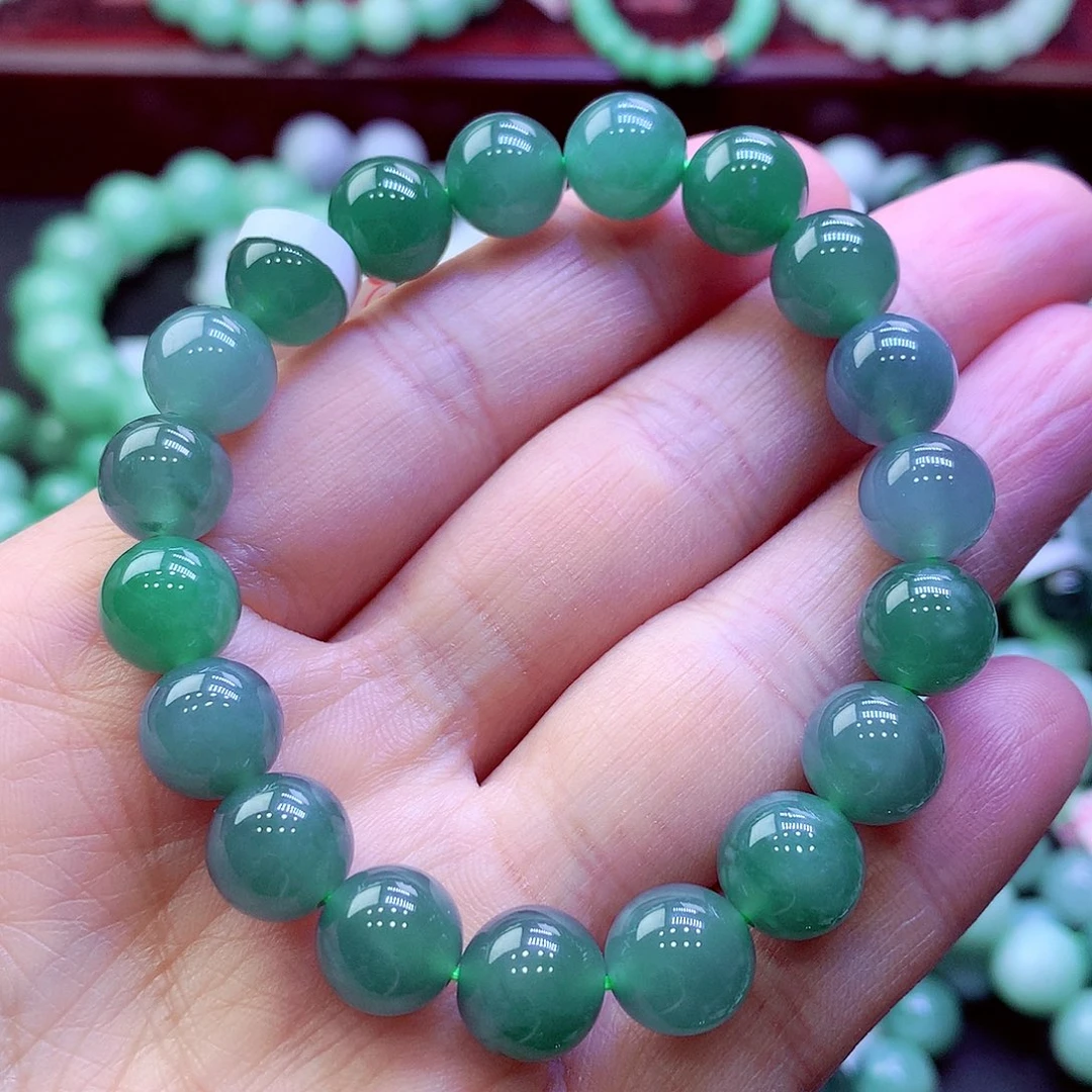 翡翠未镶嵌毛衣链