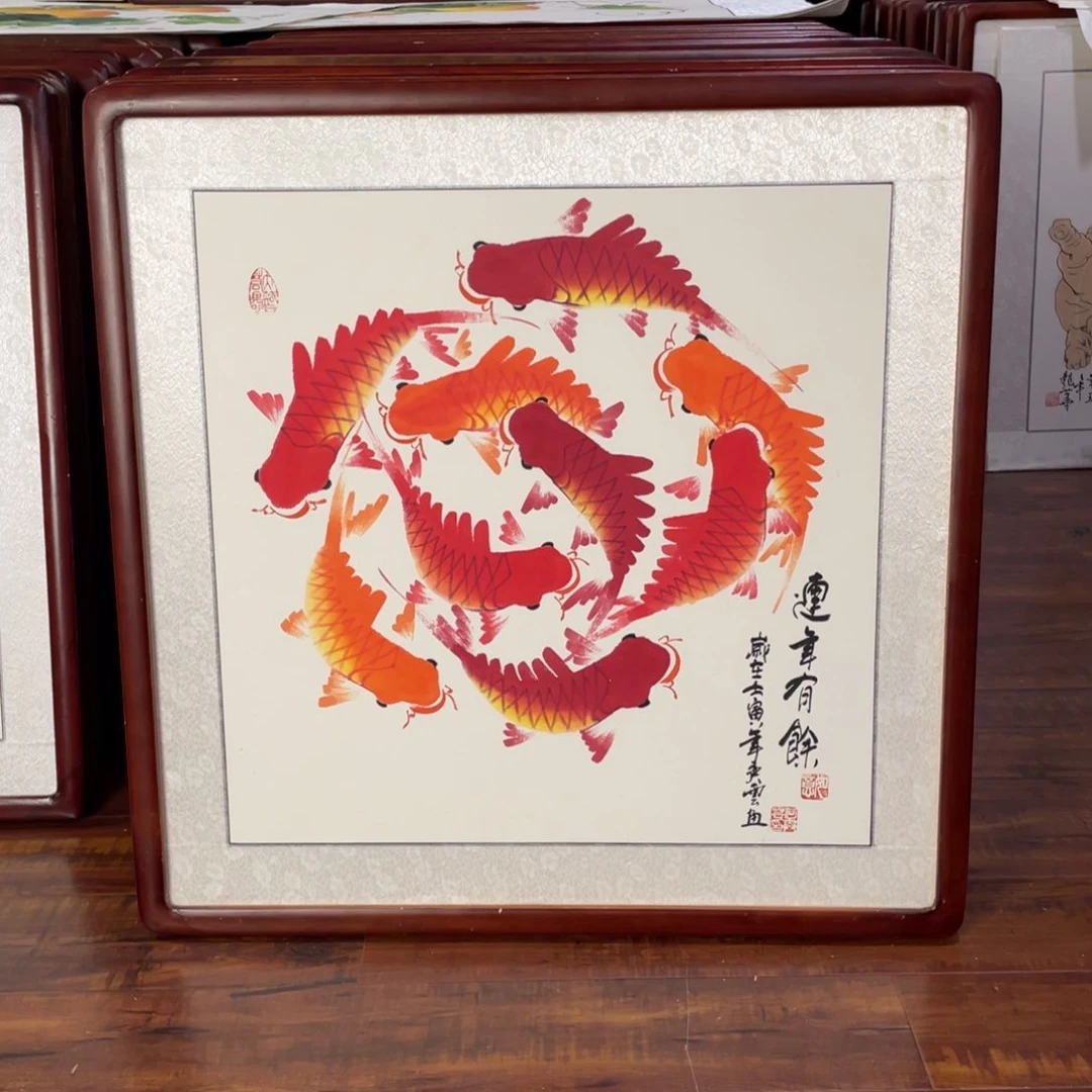 国画带框尺寸63*63厘米