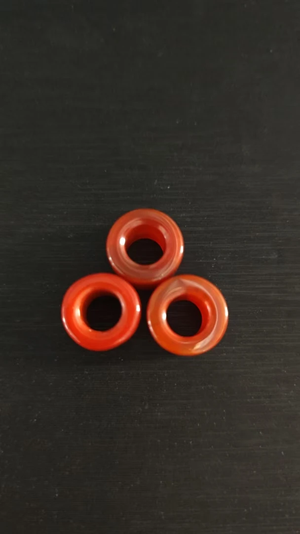 玛瑙车轮珠单圈一颗