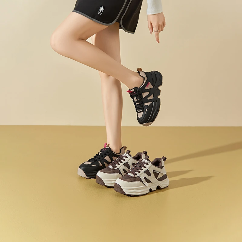 卓家厚底老爹鞋女显瘦百搭休闲运动鞋秋冬款保暖加绒棉鞋3X2A2049