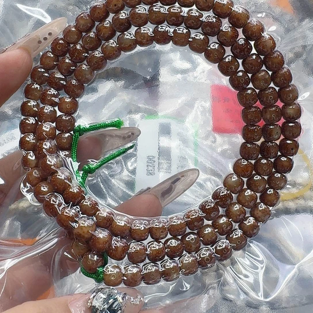 手串星月菩提305殿堂粉冰遇华星月菩提76-108