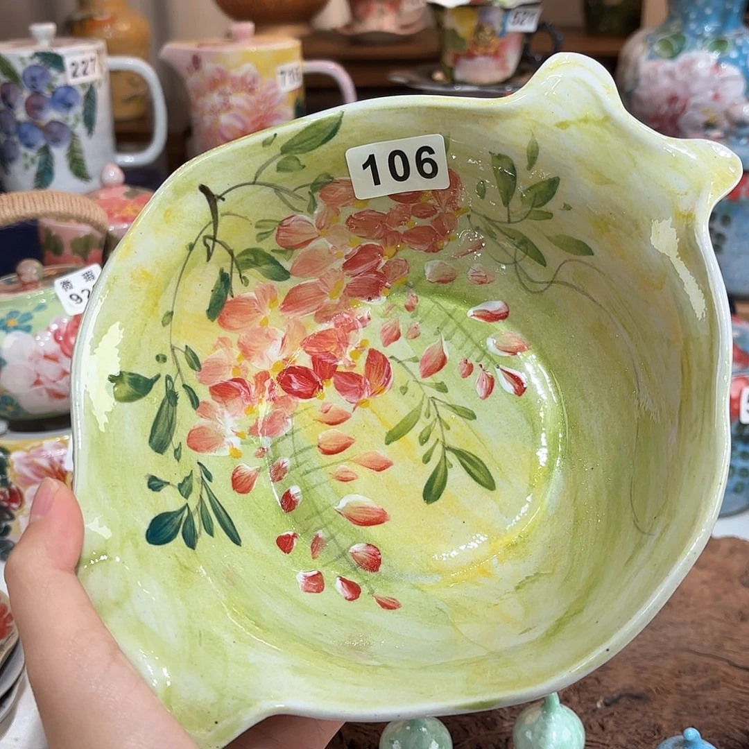 景德镇手绘高温釉下彩陶瓷茶具