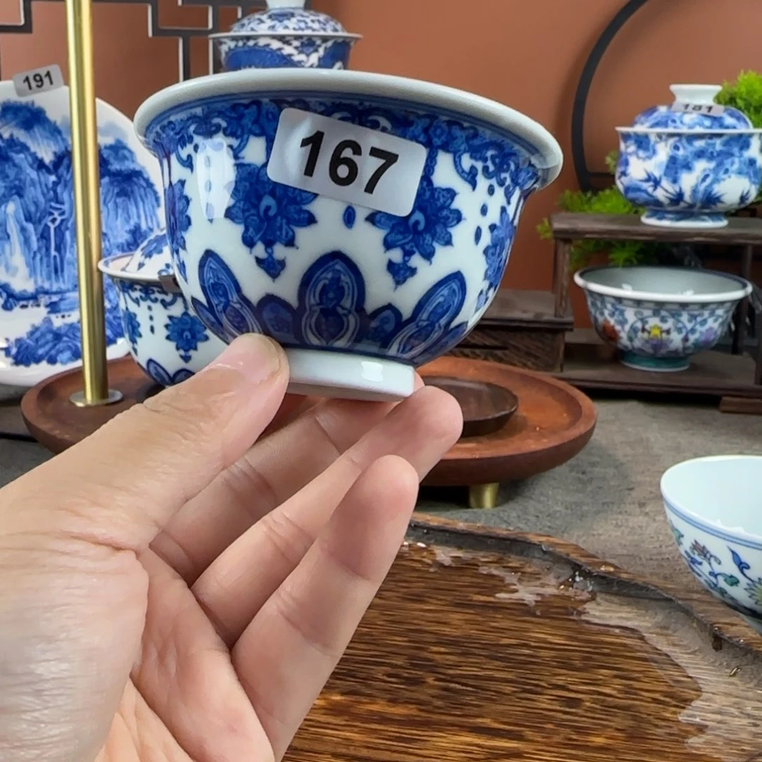 瓷片景德镇手绘青花茶器167