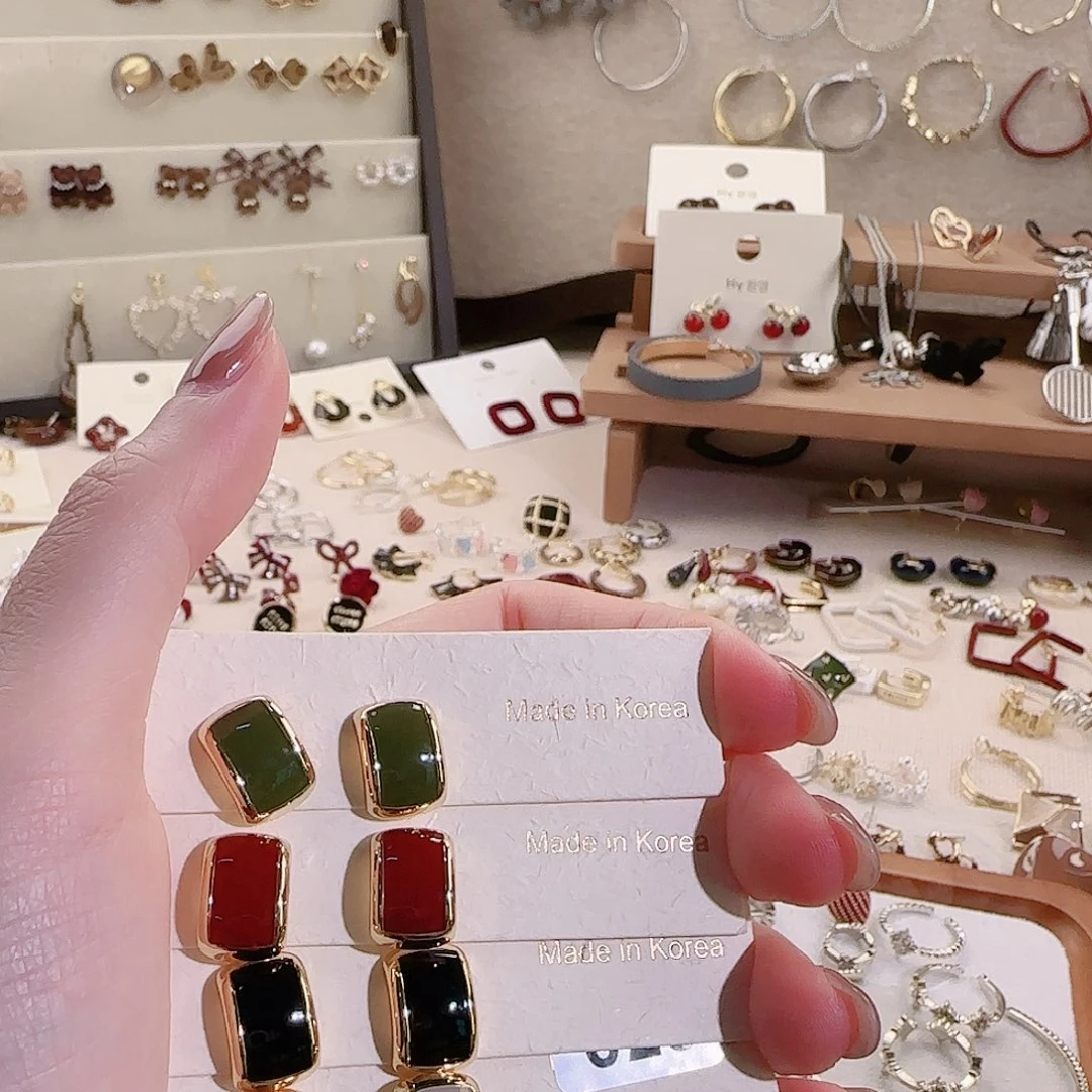 仿珍珠铜合金925银耳钉