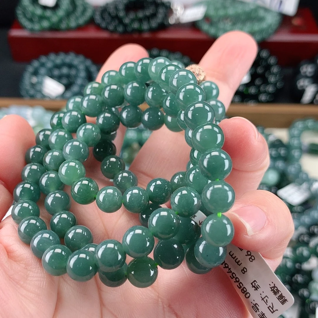 翡翠未镶嵌毛衣链