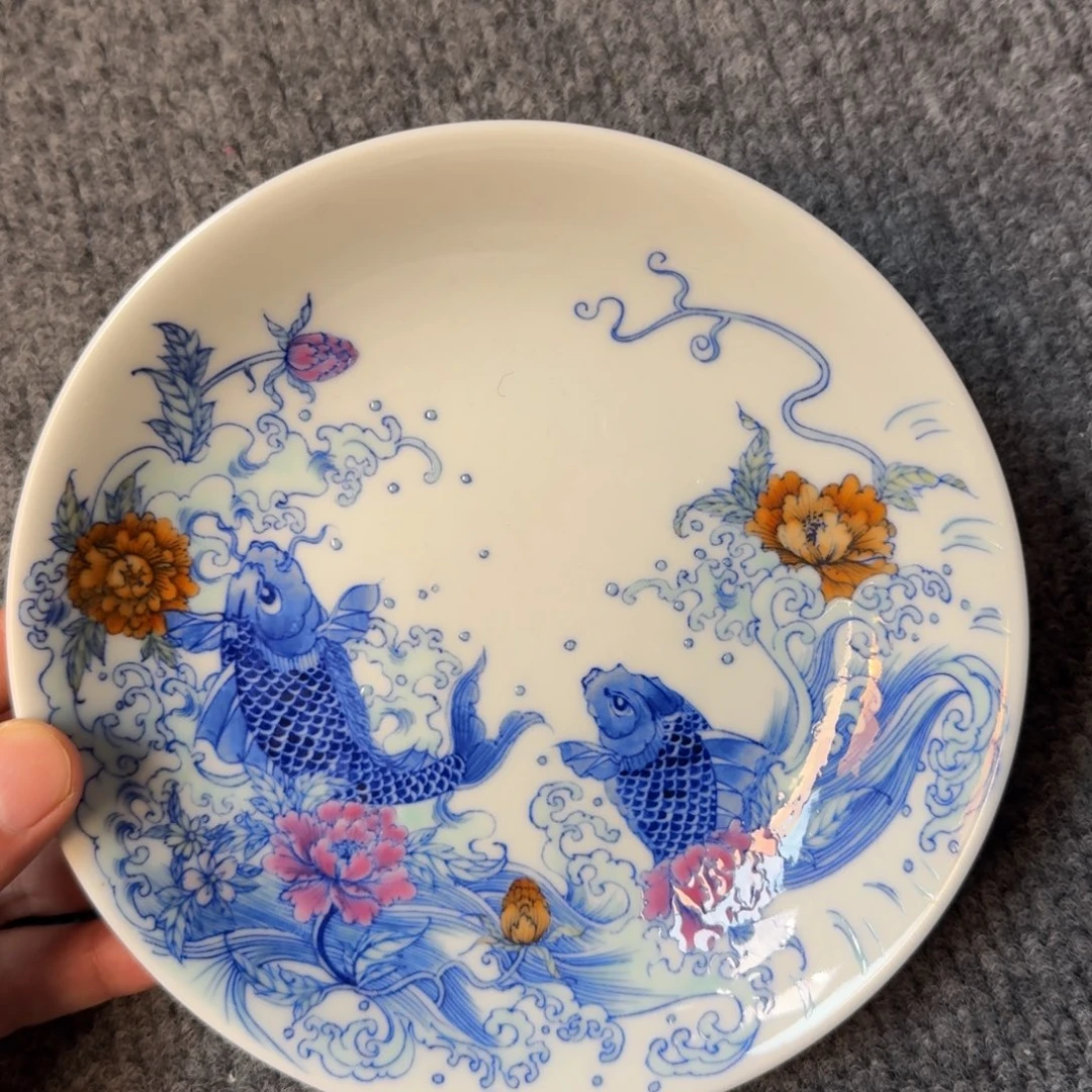 摆件景德镇瓷器手工手绘