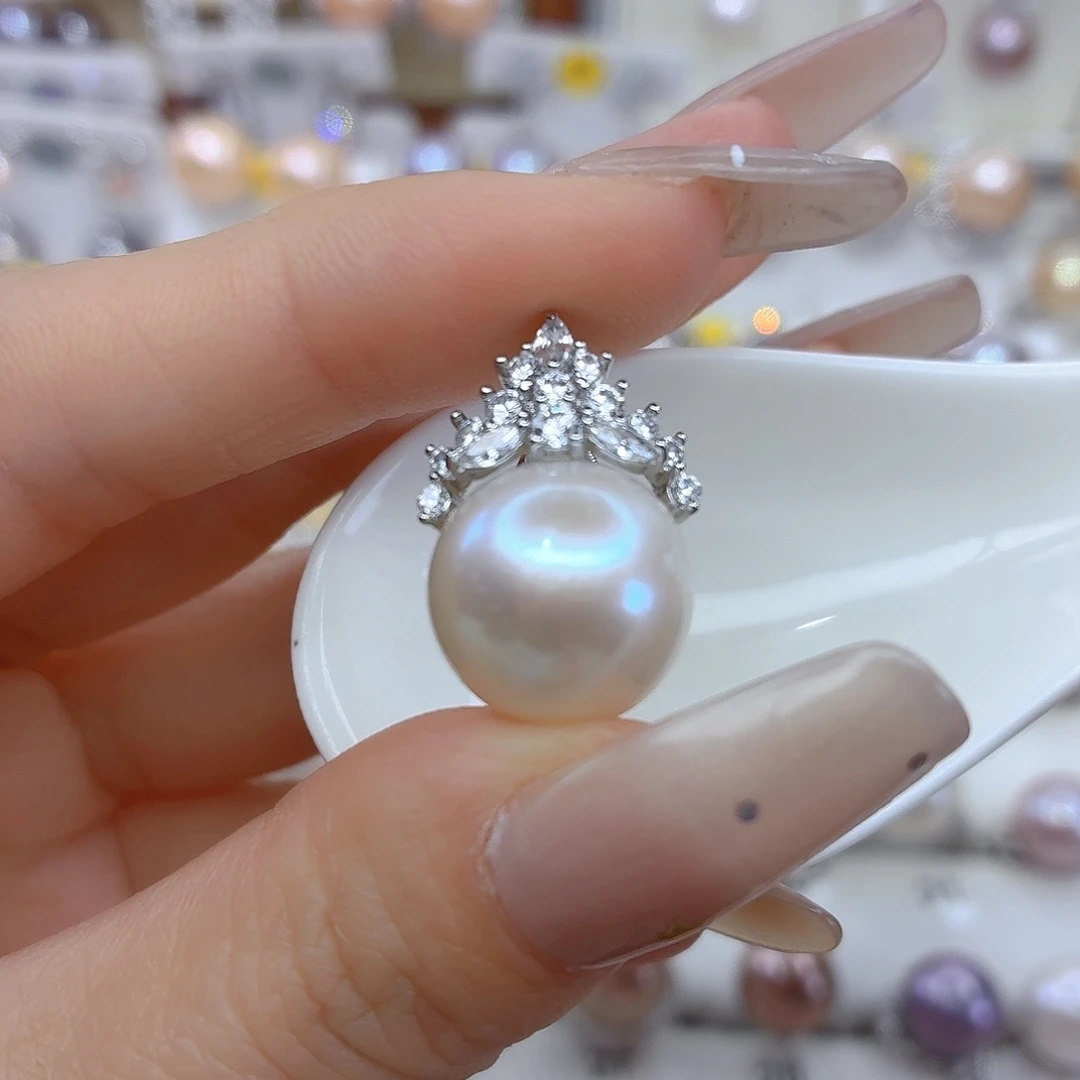 合金淡水珍珠颈饰