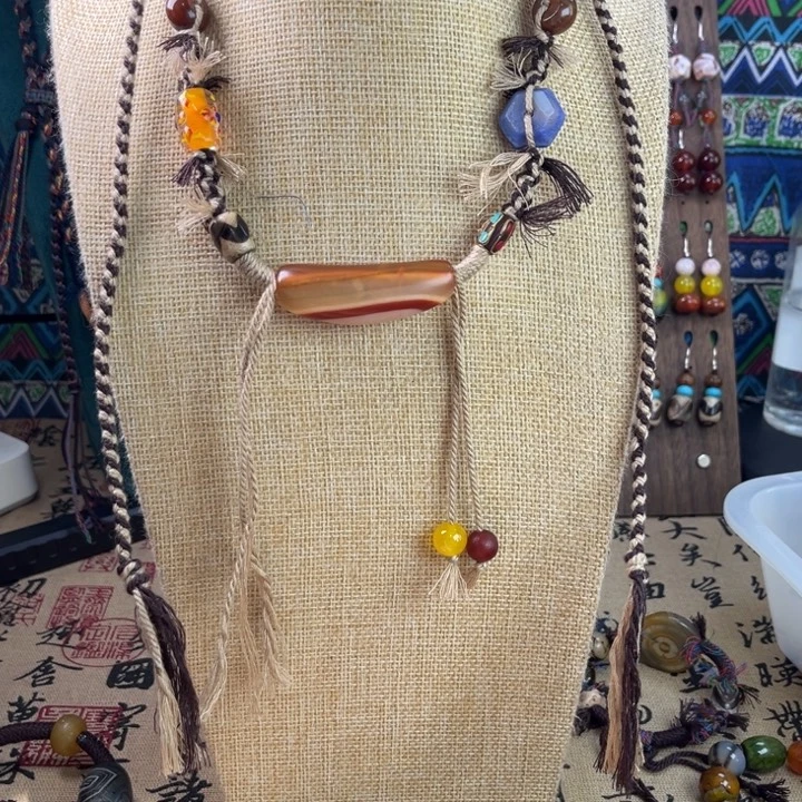 玛瑙/玉髓未镶嵌颈饰