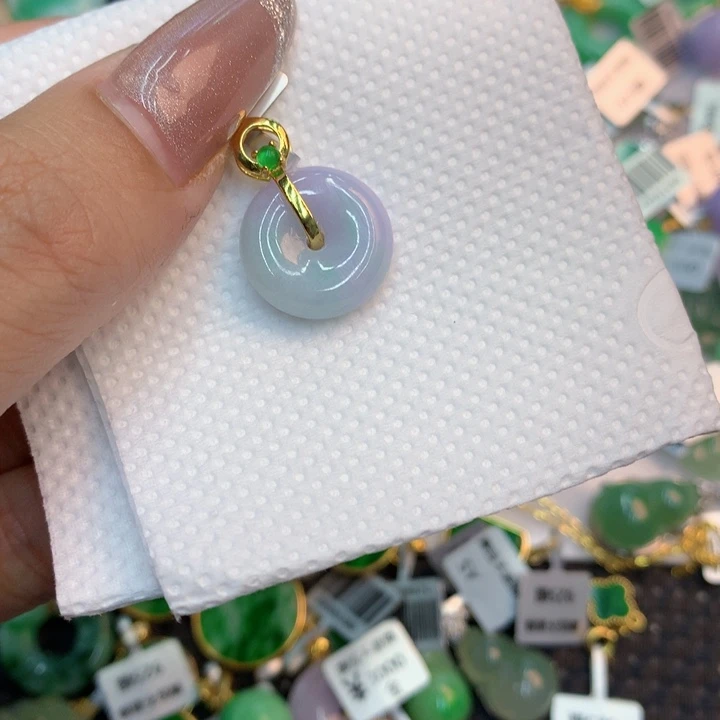 颈饰未镶嵌翡翠天然翡翠