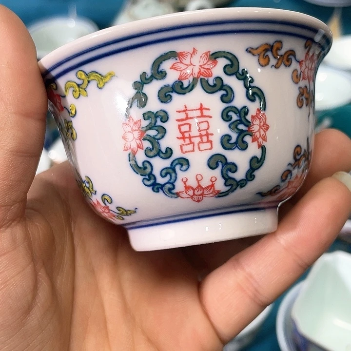 景德镇陶瓷主人杯13344
