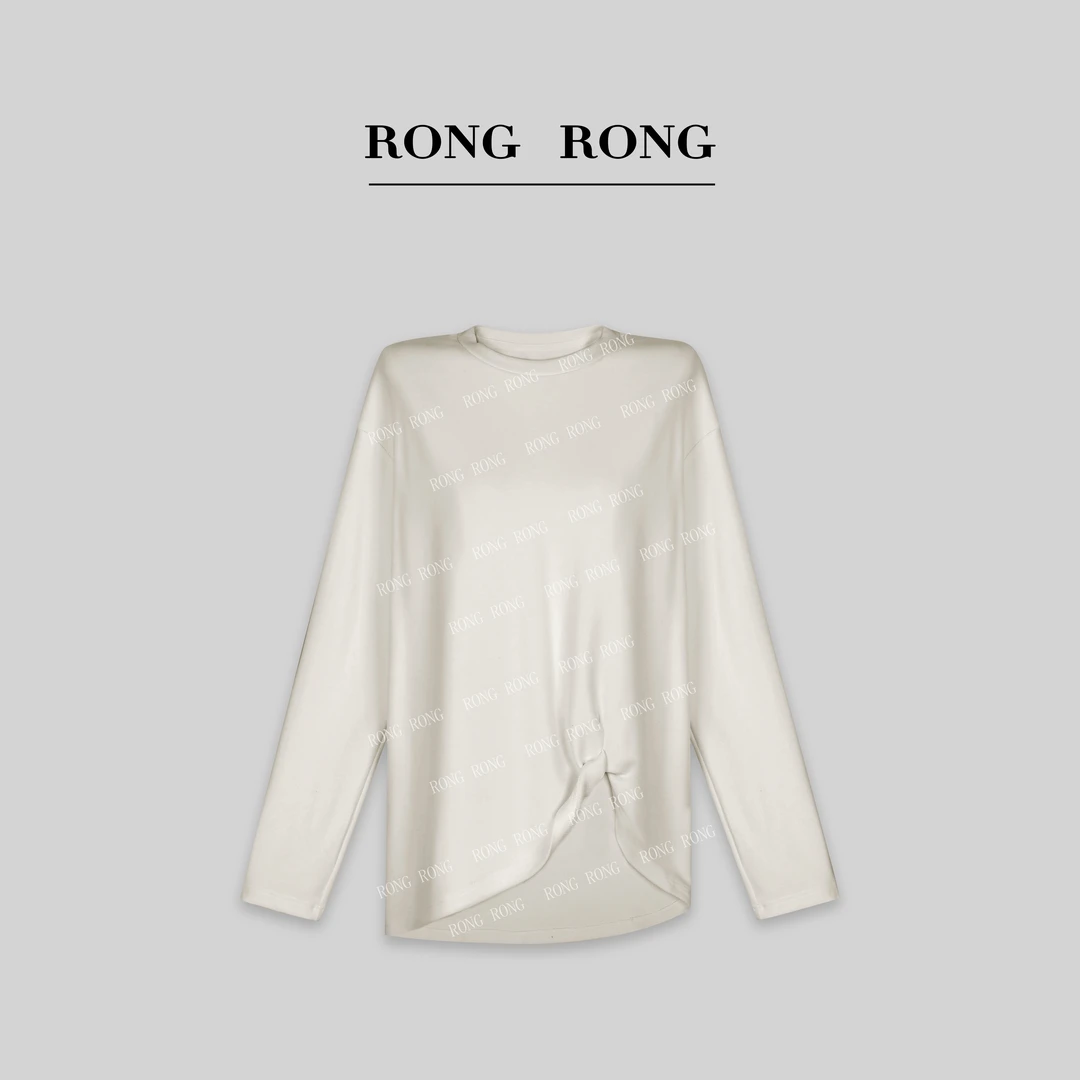 溶溶【幻末人鱼】RONGRONG 莱赛尔圆领发热宽松长袖T恤U-A8965954