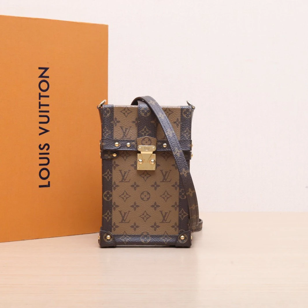 95新 LouisVuitton/路易威登 【双双11】jf-40手机包 拼色 PVC 2019