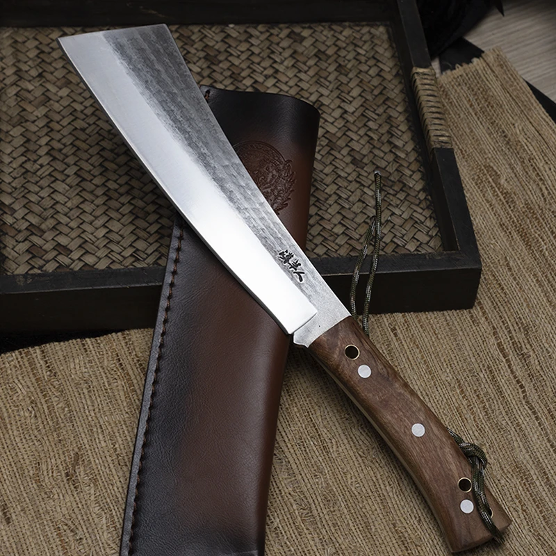 漠羊人（V代弯龙）户外野营露营登山赶海家用商用菜刀已开刃大号