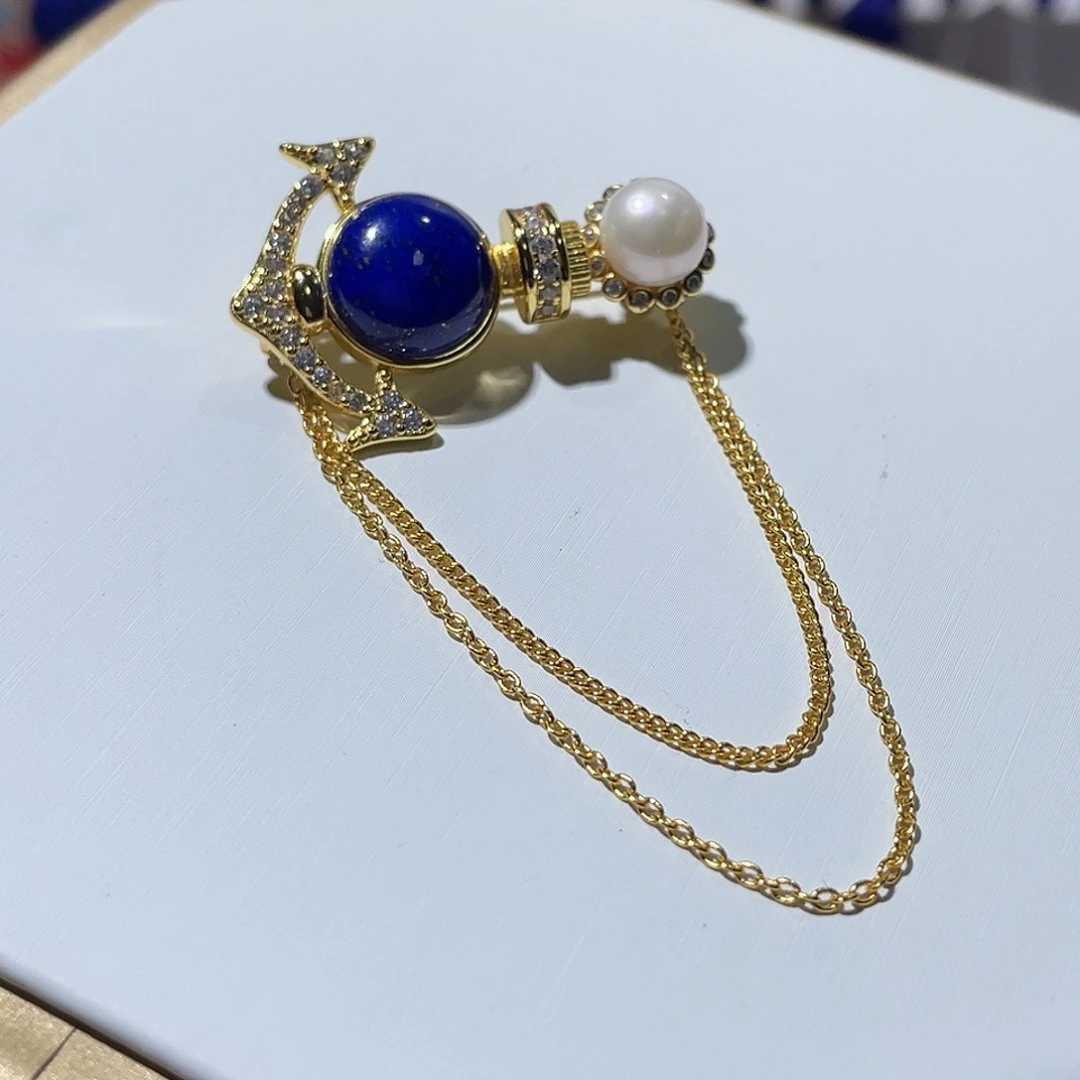 青金石合金精品 胸针