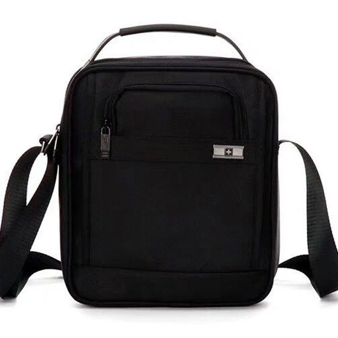 祥兴箱包男士单肩斜挎包休闲男包轻奢商务防水牛津布SUISSEWIN