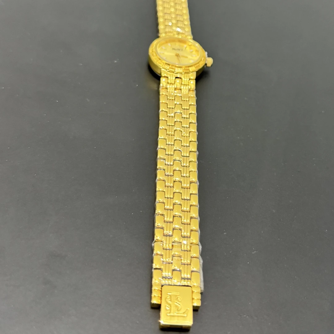 铁合金手链 新款金色圆形拼接手链